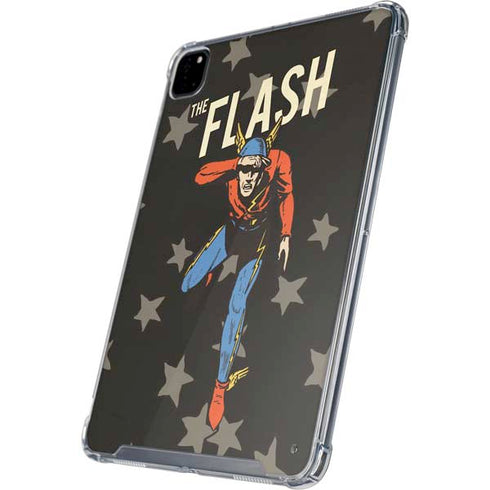 DC Comics The Flash Retro Action Pose iPad Pro 12.9in (2020) Clear Case
